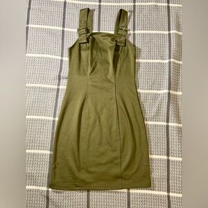 No Boundaries Olive Mini Dress